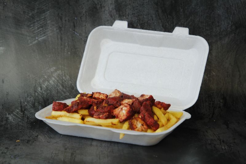 Chicken Tikka and Chips